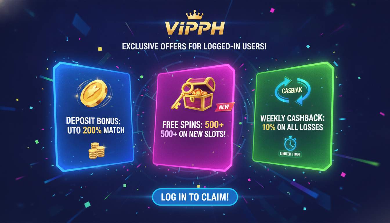 Exciting bonuses on VIPPH.